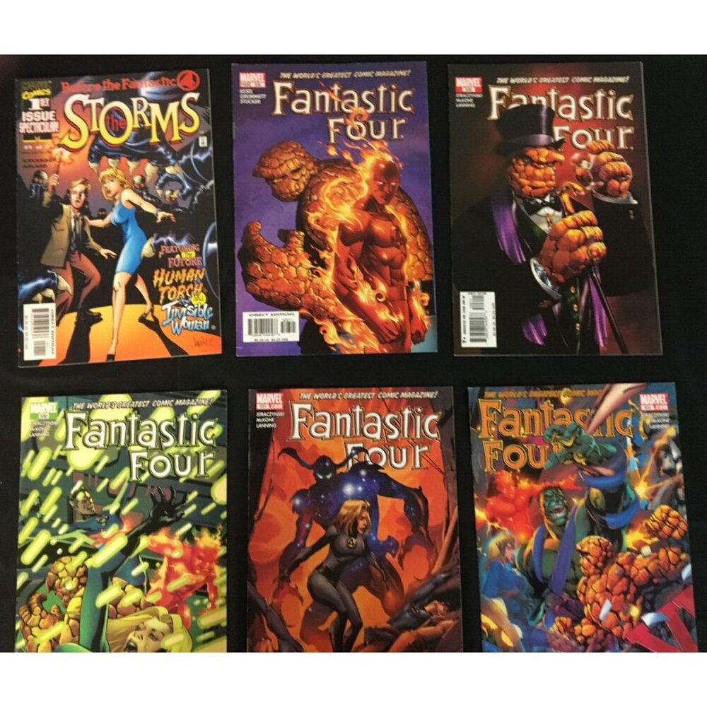 Lot of 6 Fantastic Four Comics plus Before the Fantastic Four Circa 2005-2006
